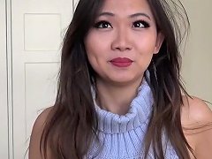 Sweet Asian Teen's Homemade Virgin Killer Sweater Porn